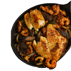 Fajitas Mar y Tierra